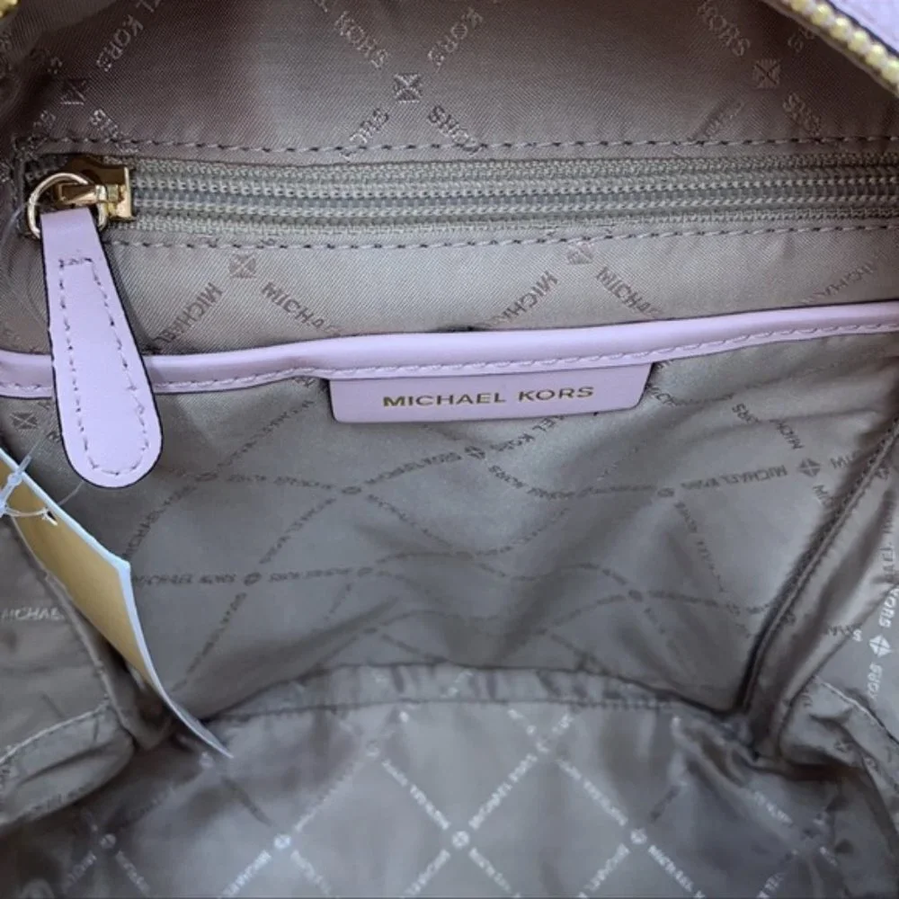 Michael Kors Adina Medium Backpack Leather Powder Blush